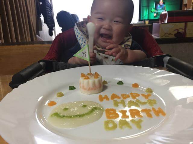 みんなのハーフバースデイデコレーション。6ヶ月の赤ちゃんの成長を写真に残そう