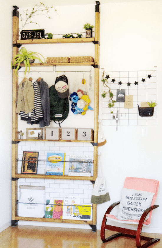 子供部屋の収納の見直し！壁面収納作りましたおうちと双子～建売住宅をDIYで我が家らしく～