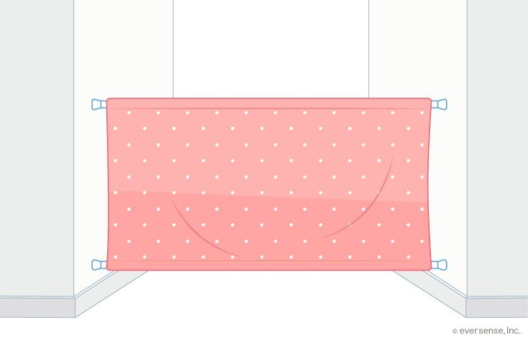 狭い賃貸で安全に遊ばせる！自作ベビーゲートアイデア