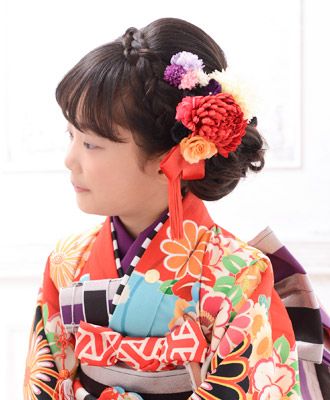 3歳の女の子の七五三に人気の髪型・簡単ヘアアレンジ紹介こども写真館プレシュスタジオ