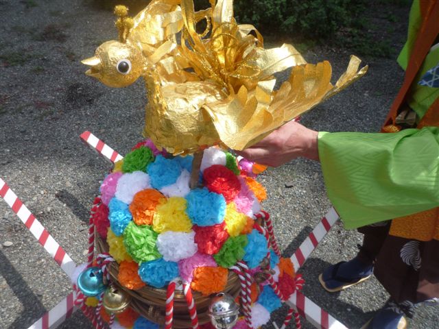 夏祭りの手作り神輿を作りました ^_^スマイルケア株式会社在宅施設介護