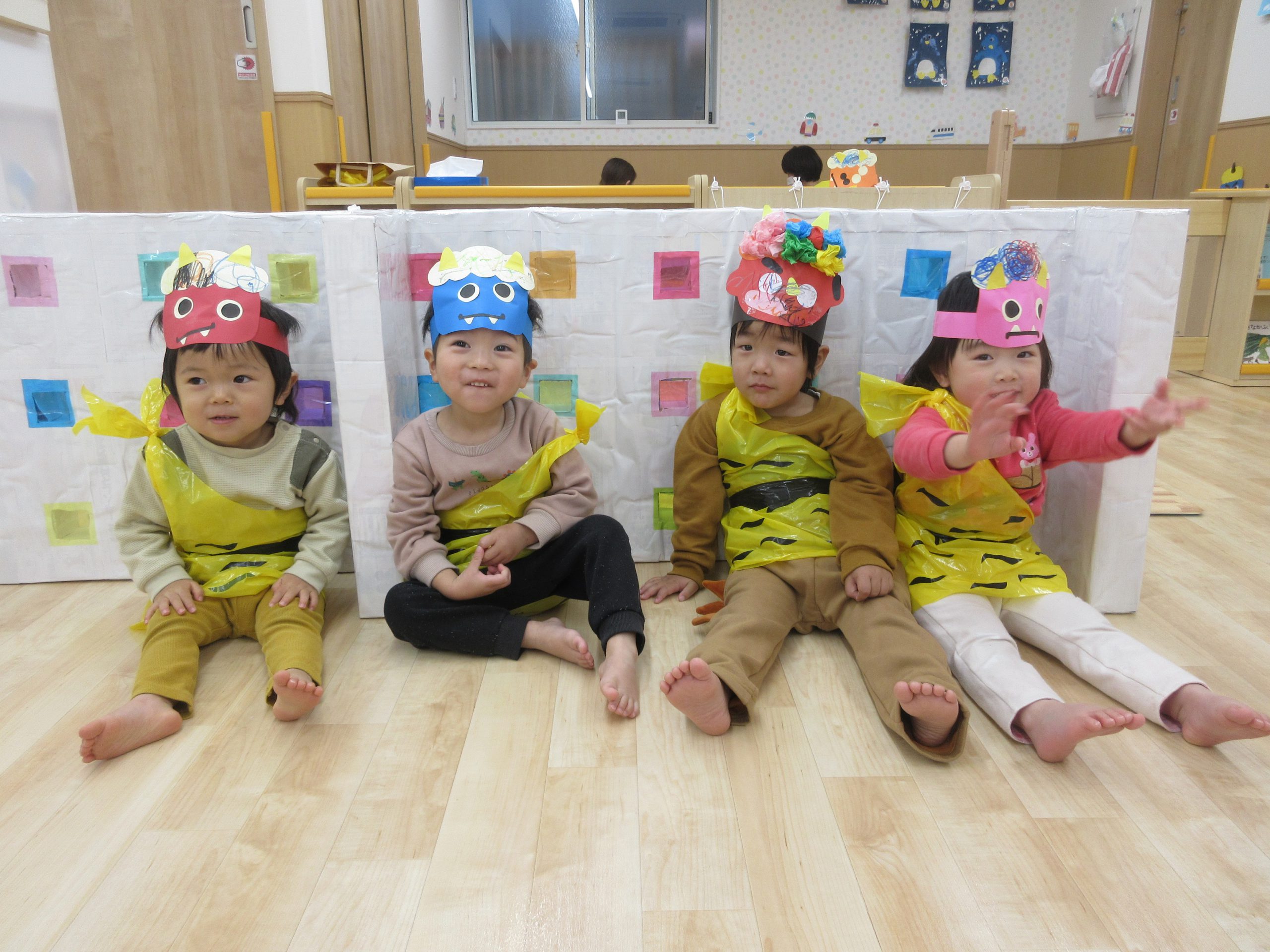 鬼のお面＆手作り豆入れアイデア特集！保育と遊びのプラットフォーム ほいくる