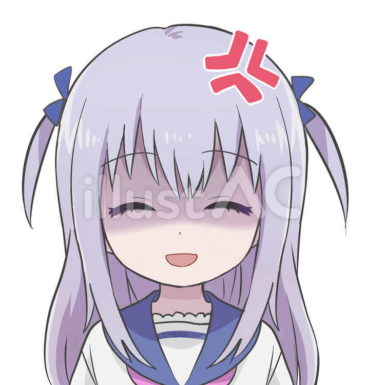 怒っている女の子のイラスト素材68946780- PIXTA