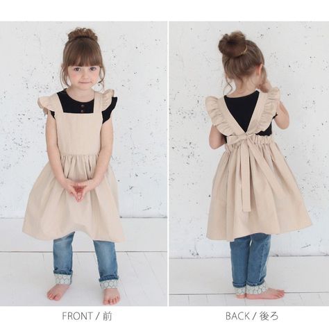 ご専用 キッズエプロン ３着 ハンドメイド 100〜110サイズ 子供用エプロンの作り方