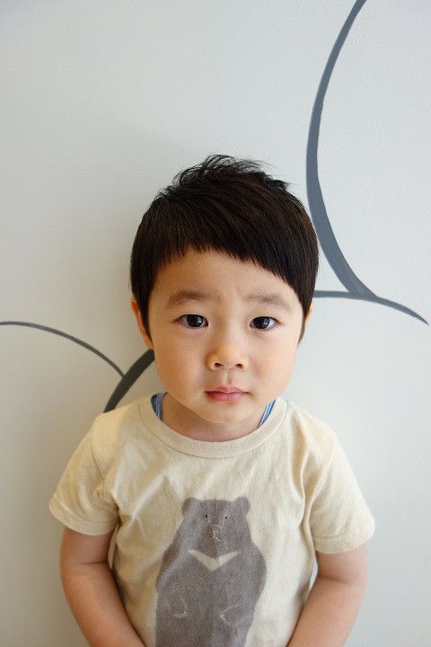 前髪パッツン・ツーブロックキッズカット：L138501963アトリエブルー38 atelier blue 38 のヘア スタイルホットペッパービューティ