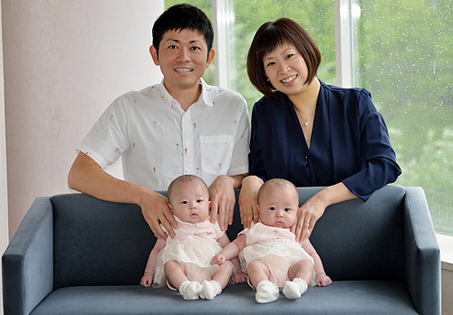 お宮参り伊勢丹写真室