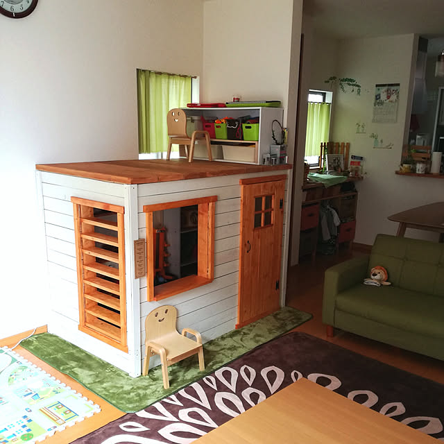 100均材料で♪秘密基地&収納にも便利ダンボールハウスハンドメイドの作り方・アイデア暮らしニスタ