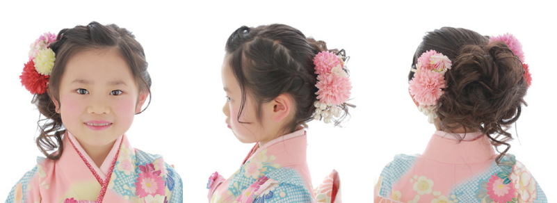 2021年七五三 着物に合わせたい！自宅で簡単子供のヘアアレンジ子供のアクリル立体フィギュア・グッズ専門店「Pic-Do!forKids ピクドゥ 」