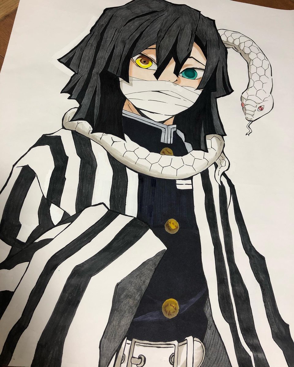 鬼滅の刃』目が鋭い 伊黒小芭内に大反響 無限城編の新ビジュアル続々「蜜璃ちゃんとの絡み楽しみ」オリコンニュース ORICON NEWS