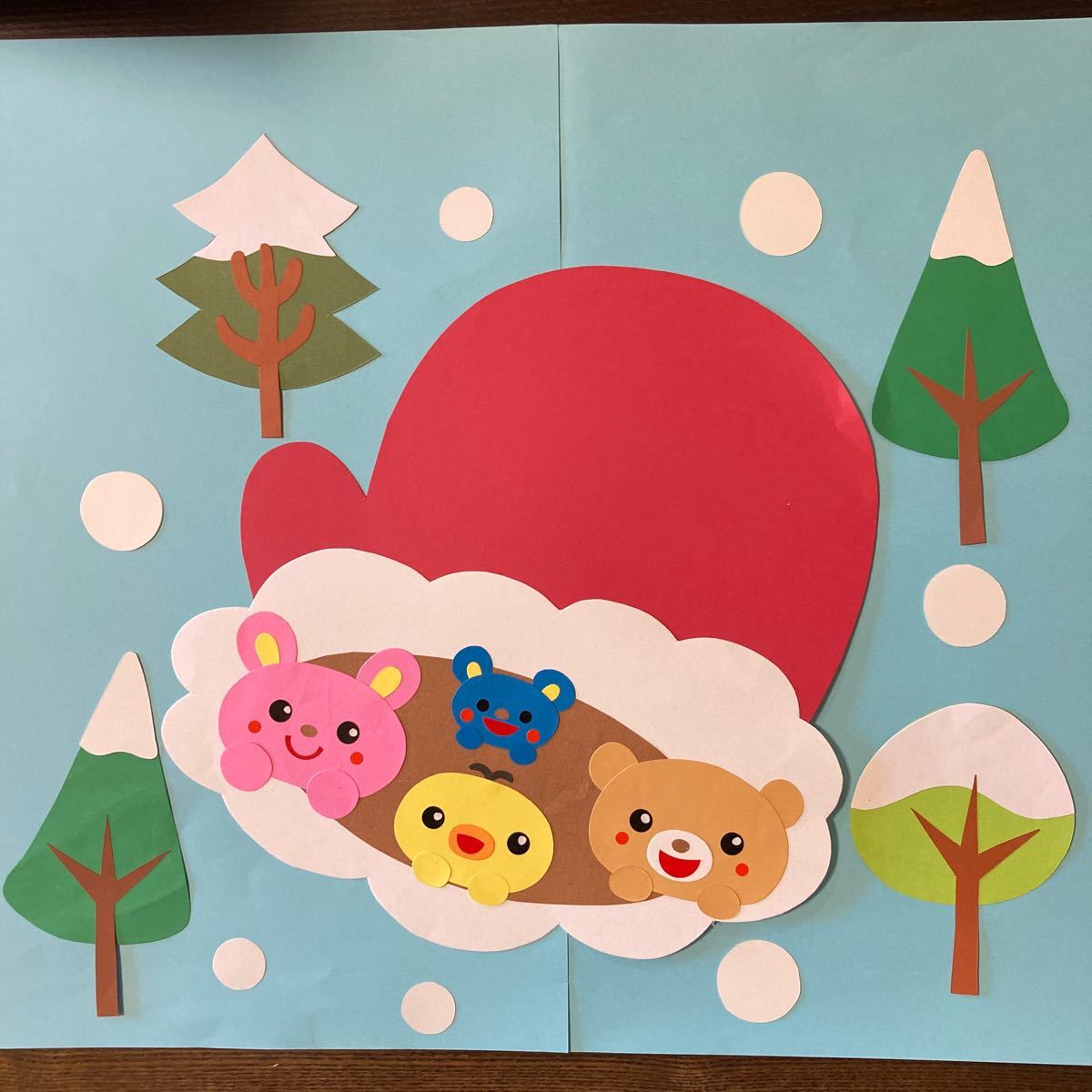 壁面飾り 冬 11月 12月 1月 2月 ～手袋 あったかいね！～ - メルカリ