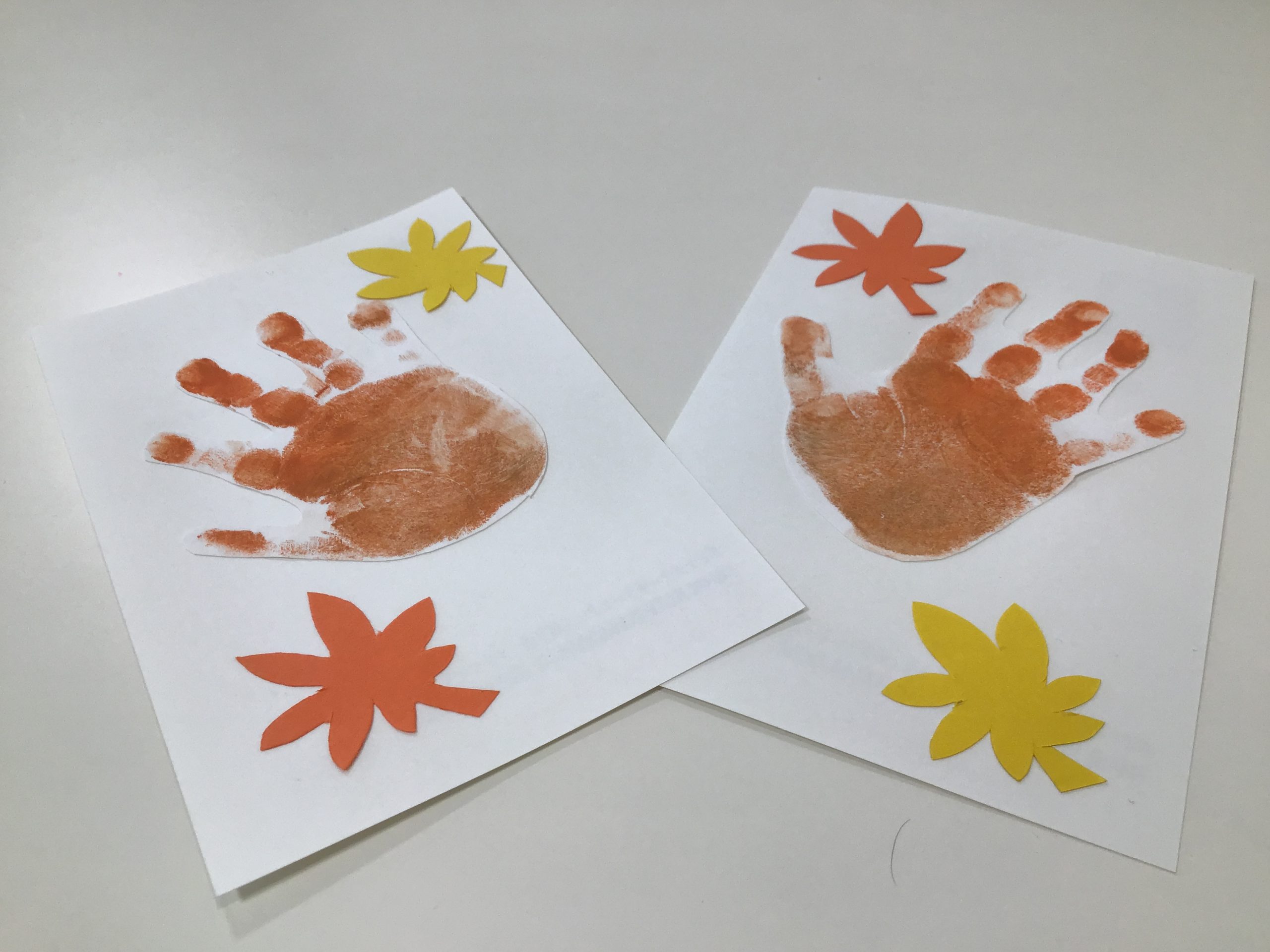 敬老の日のはがき製作にじいろ保育園ブログ