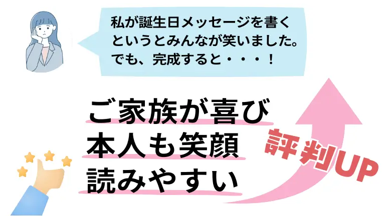高齢者に贈る 春 の手作り誕生日カード明日の介護をもっと楽しく 介護のみらいラボ 公式