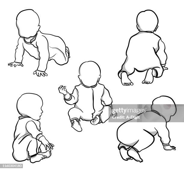 もちぷるベイビー ハイハイする赤ちゃんイラスト - No: 2473120無料イラスト・フリー素材なら「イラストAC」