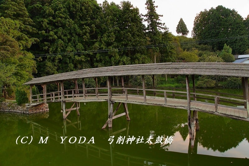 弓削神社太鼓橋 愛媛県内子町Bridge a day