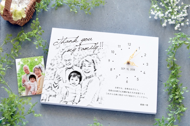 還暦祝い ポエムプレートプニ粉の素敵やん♪