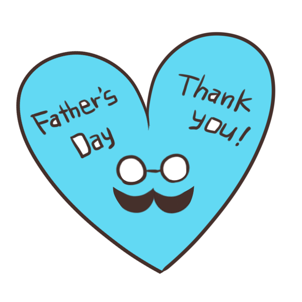 父の日はがき・いつもありがとう」ダウンロードかわいい無料イラスト 印刷素材.net