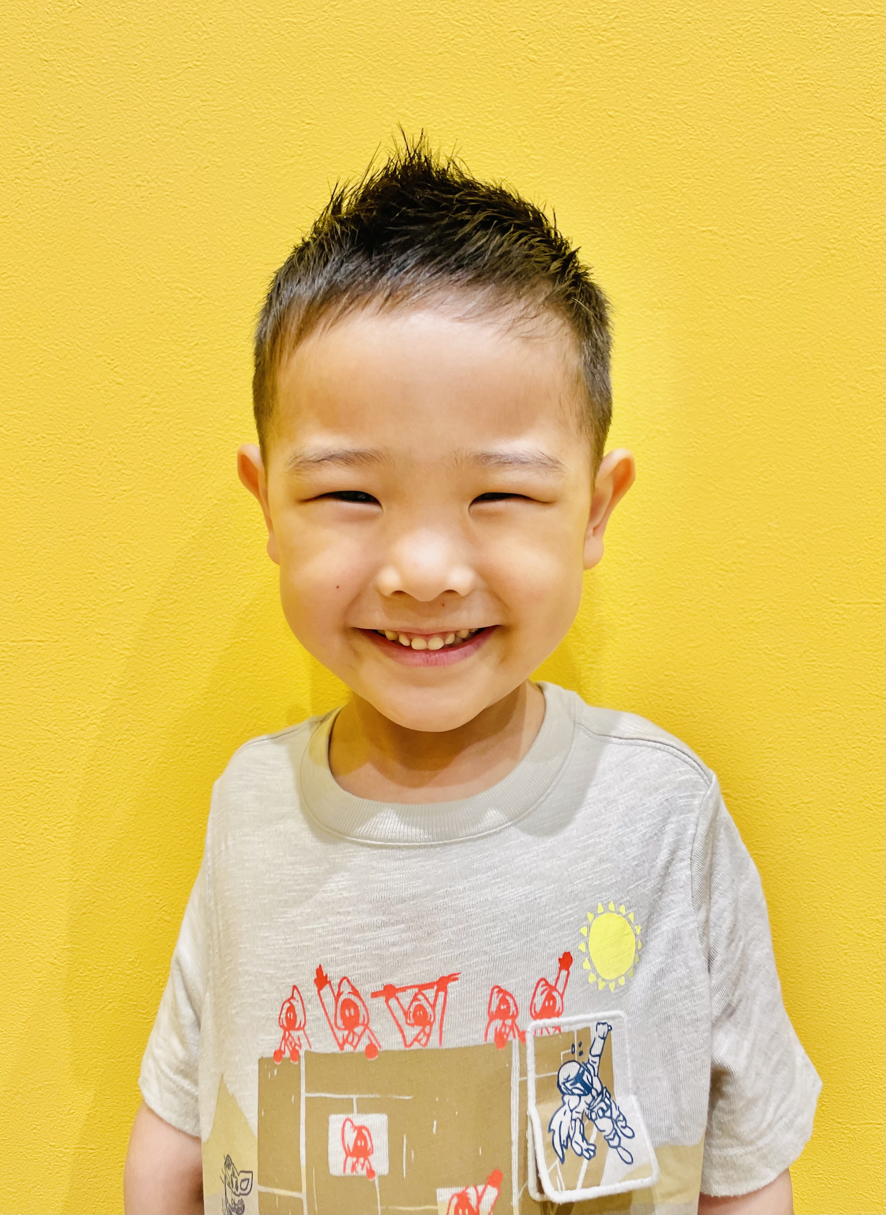 キッズカット男の子 ソフトモヒカンTikTok