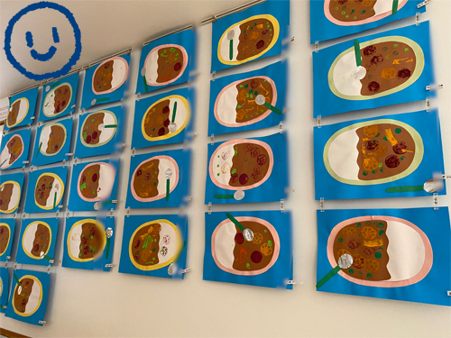 野菜スタンプに挑戦☆１歳児キッズラボ株式会社認可保育園 企業主導型保育所 運営