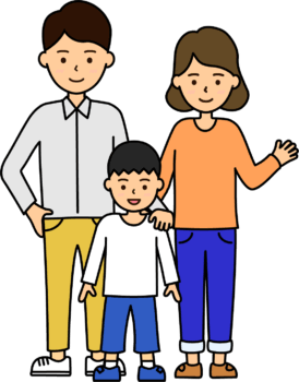 ネズミの家族のイラストゆるくてかわいい無料イラスト・アイコン素材屋「ぴよたそ」