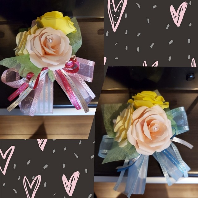 入学式・卒業式 ハンドメイド コサージュ リボン バージョン