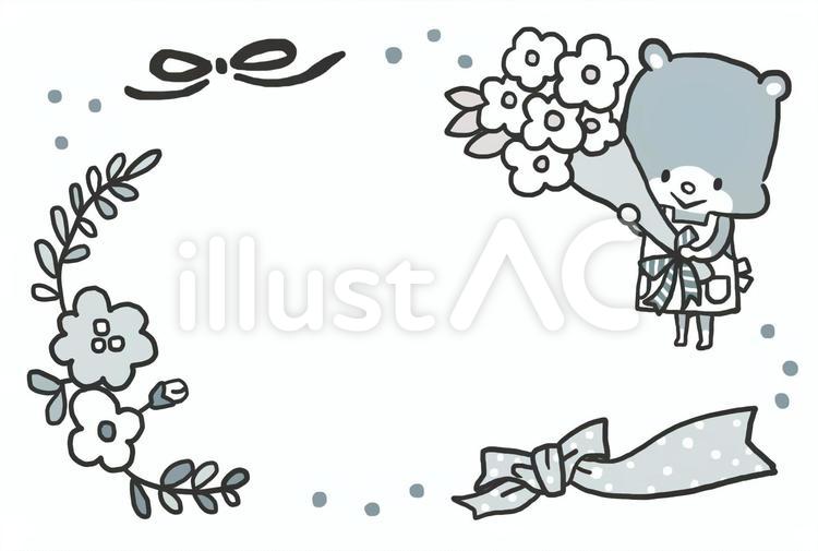 メッセージフレーム 手書き卒園TikTok