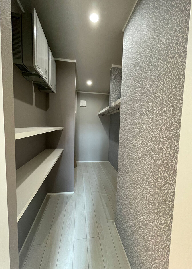 ファミリークローゼットがある収納たっぷりで家事ラクな住まいイワクラホーム