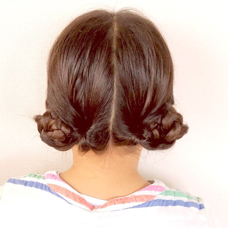 お手軽お団子の作り方🫧,1歳さんのヘアアレンジ ,ヘアアレンジ ,女の子ヘア,キッズヘアアレンジ,登園ヘア,お団子ヘア