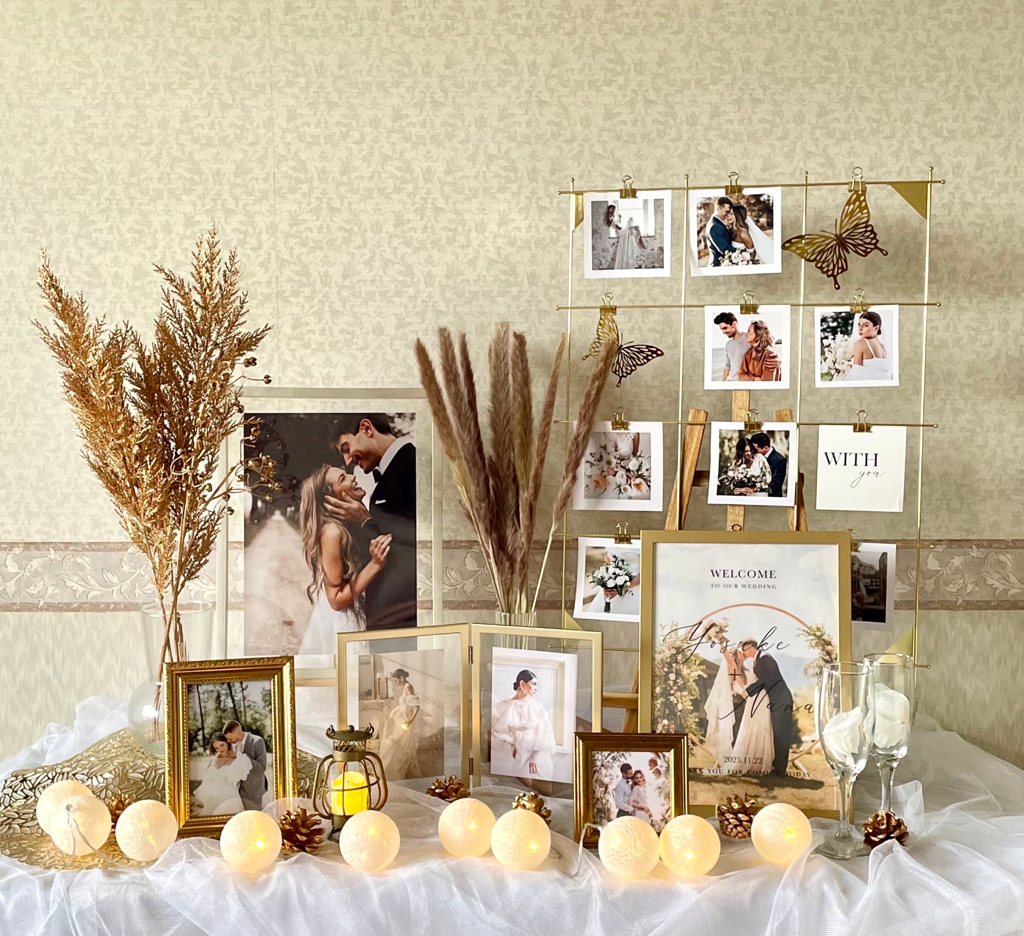 結婚式の受付には何を飾る？受付サインや芳名帳など先輩カップルの実例をご紹介！結婚ラジオ結婚スタイルマガジン