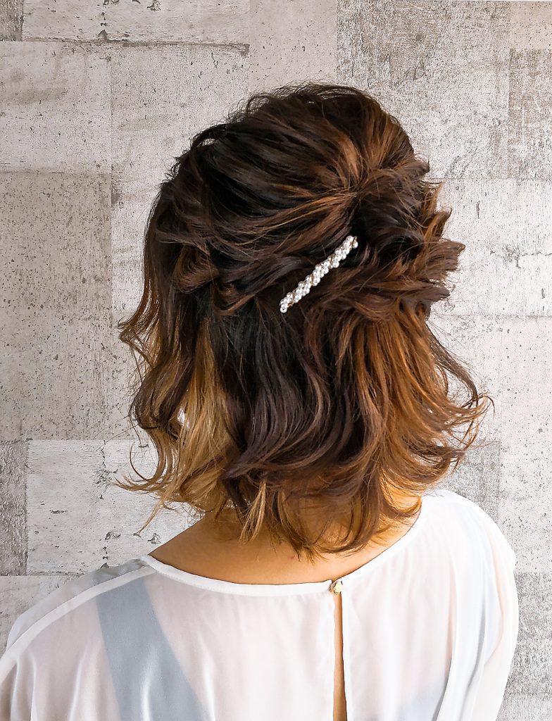 結婚式の髪型2020 ミディアム編 簡単可愛い♡お勧めのヘアアレンジ10選をご紹介