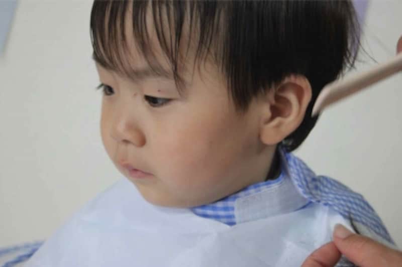 キッズカット 男の子 セルフカット トップTikTok