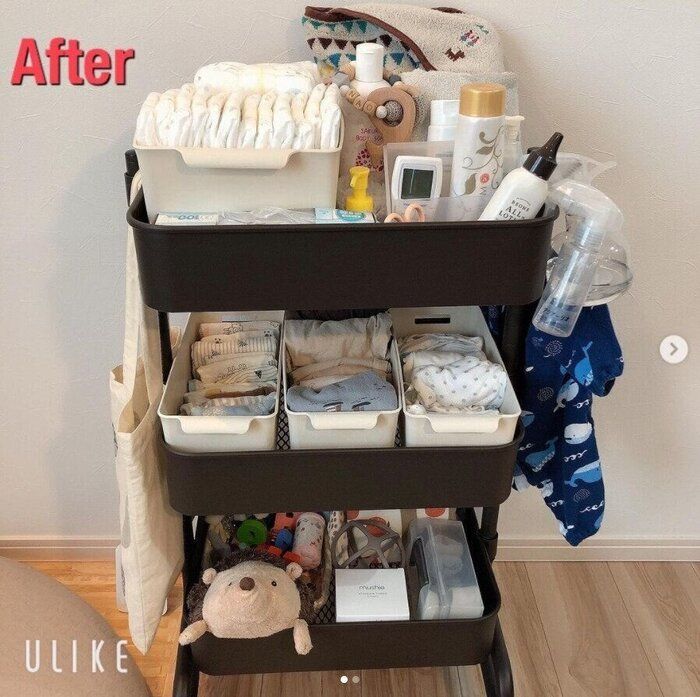 Ikeaワゴン シンデレラフィット セリアTikTok