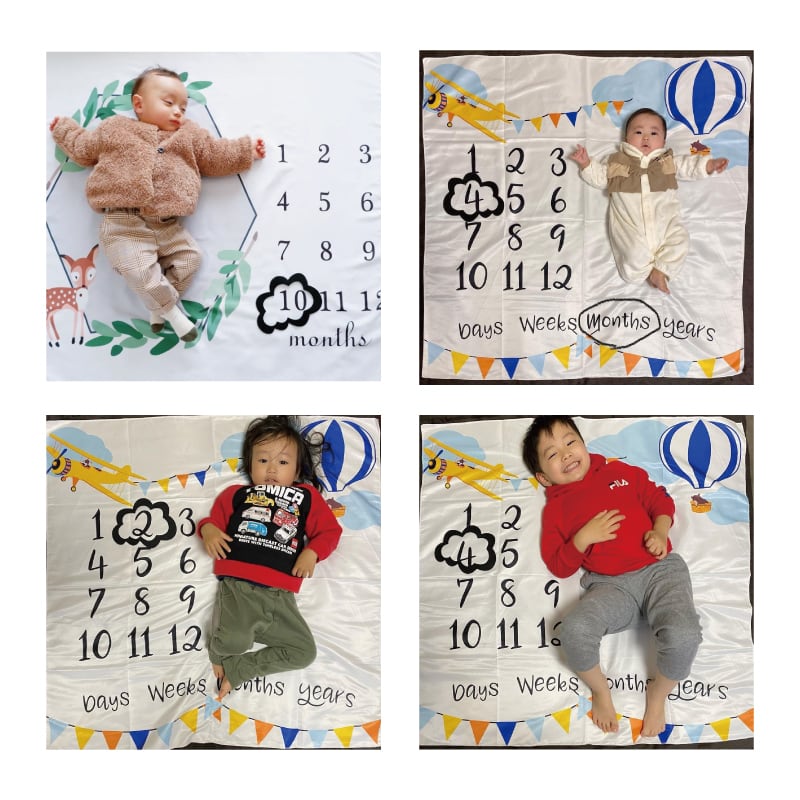 カラーが選べる 月齢フォトアイテム マタニティ