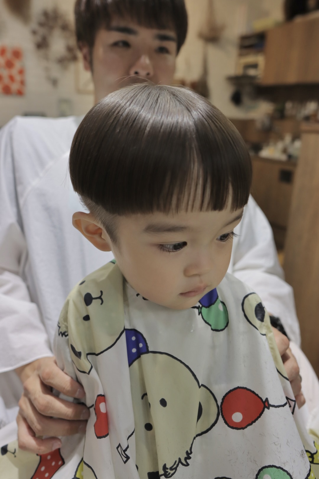 赤ちゃん 髪型 ツー ブロック