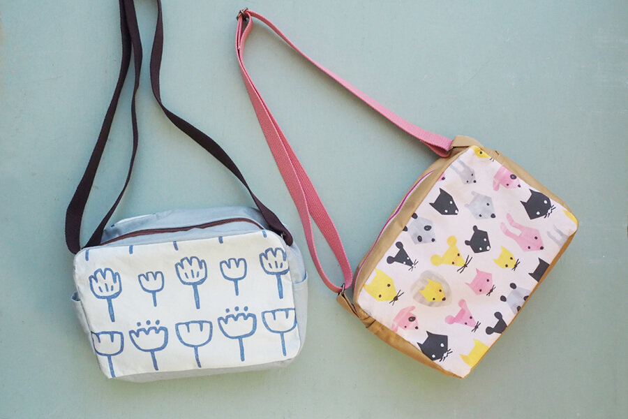 タイニートレイン 幼稚園・保育園用の通園ショルダーバッグ 肩掛けかばん 手作りの入園入園入学グッズをまるごとネットオーダーできる縫製代行ショップ キッズ ムーン