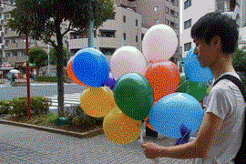 風船で作る！着ぐるみバルーンアート・パンダで話題曲「U.S.A.」を踊ってみた panda balloon costume