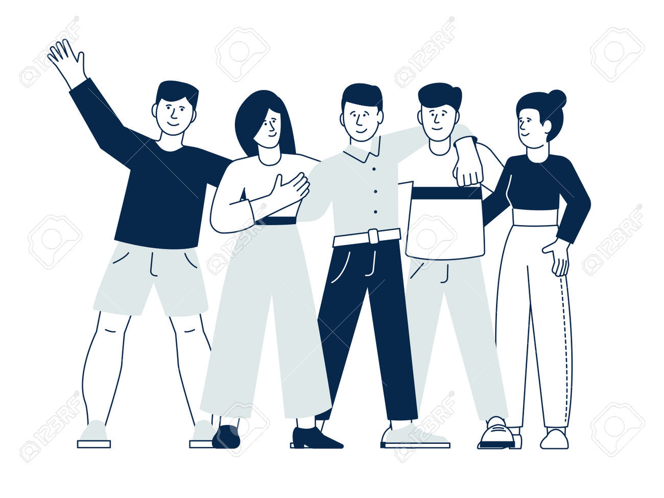 犬を抱きしめる少女のぬくもりの時間イラスト・フリー素材なら「シンテリ」