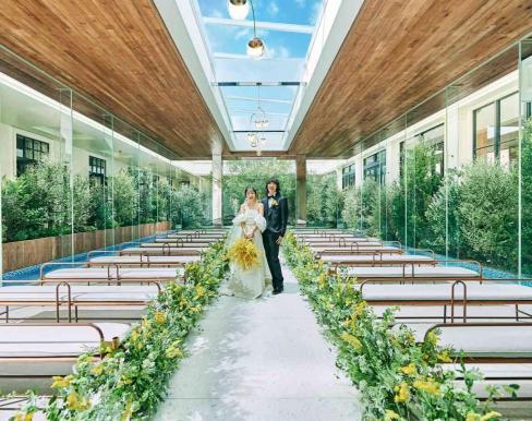 花博記念公園鶴見緑地のフォトウェディング・前撮り - 大阪府のフォトウェディング・前撮り・結婚写真はクレール