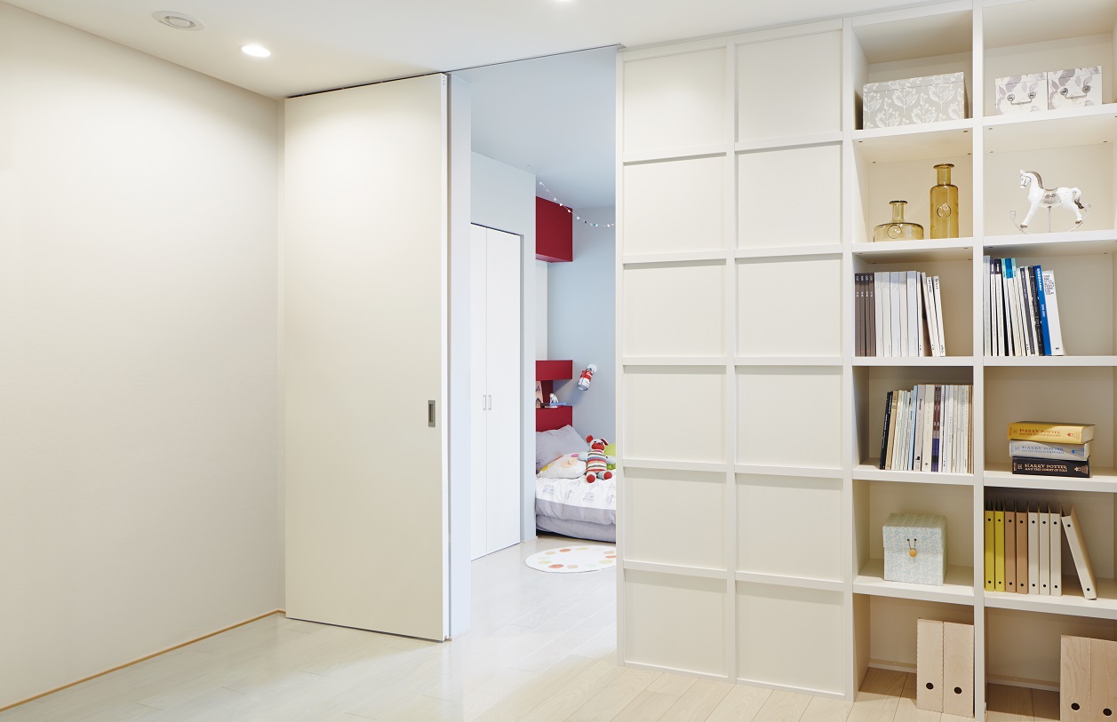子供部屋の間仕切り 施工実例 匿名希望様名古屋の子供部屋リフォーム こどもベア