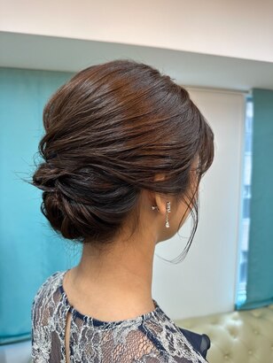 2024夏 自分でできる！ショートボブの結婚式アレンジ12選表参道・青山・銀座・柏の美容室 ENOREヘアサロンエノア