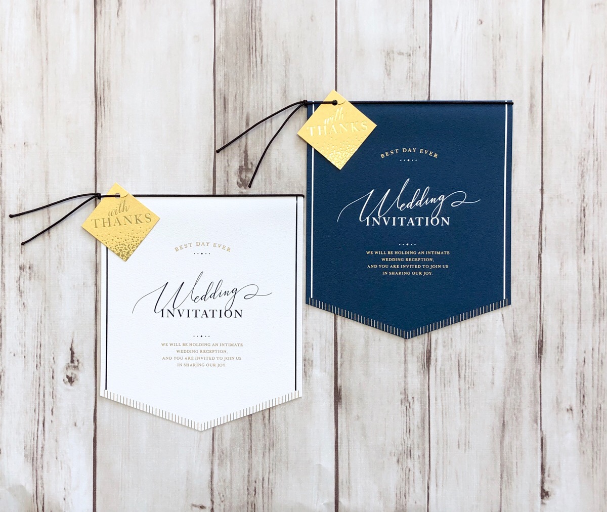 手漉き紙 結婚式の招待状、結婚式の写真撮影用小道具、結婚式の招待状、結婚式の紙製品、結婚の誓い - ショップ offwhitepappir 結婚式 招待状 - Pinkoi