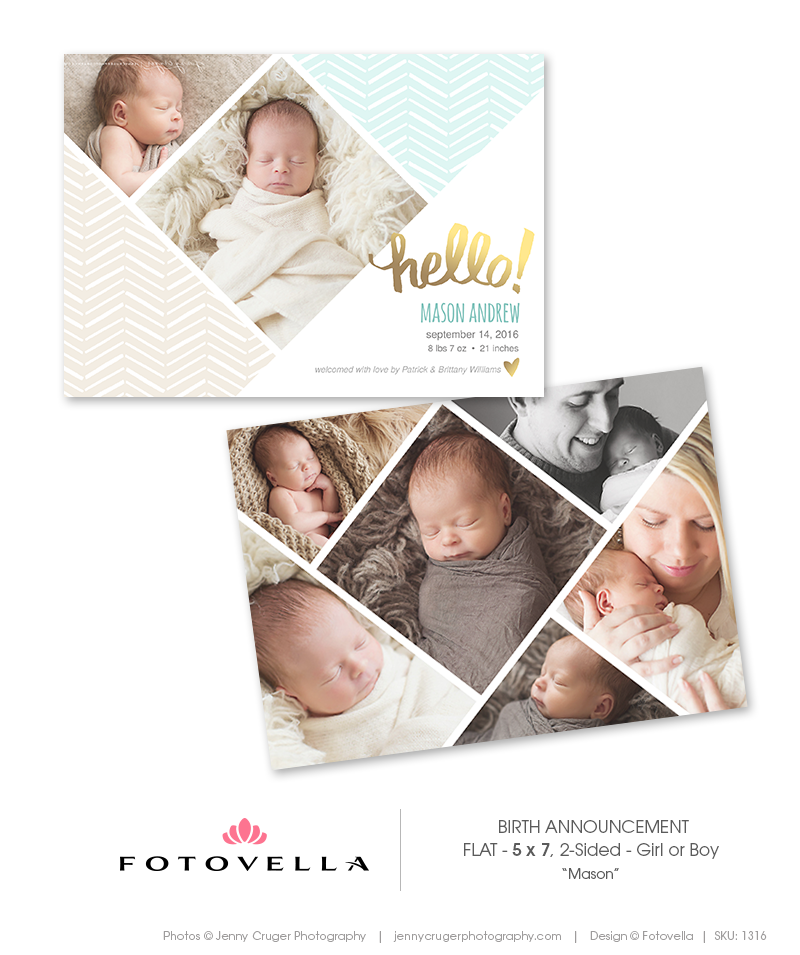 写真年賀状＆出産報告はがきの『アンビエンテ』