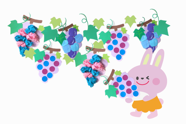 クルクル巻き巻き『ぶどうの壁面』作り・秋の飾り❤︎DIY tutorial quilling grapes paper craft❤︎ 684