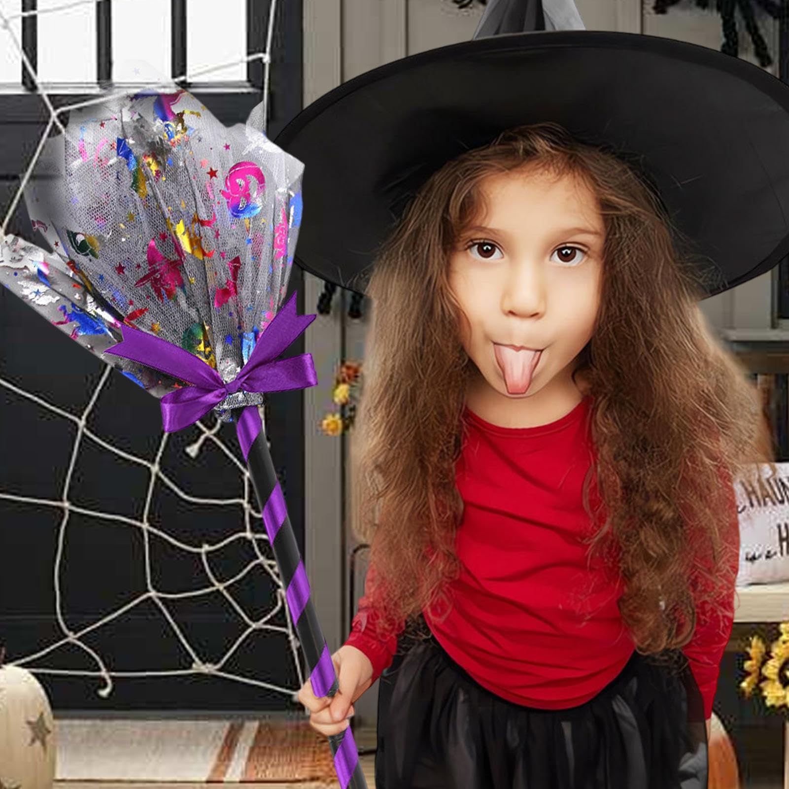 ほうきに乗る小さな魔女の女の子の木製壁飾りサイン - 子供用魔女壁飾りアート - 手作りの魔術壁飾り - Etsy 日本