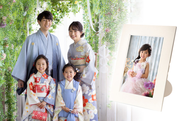 証明写真なら仙台の中映写真スタジオ家族写真