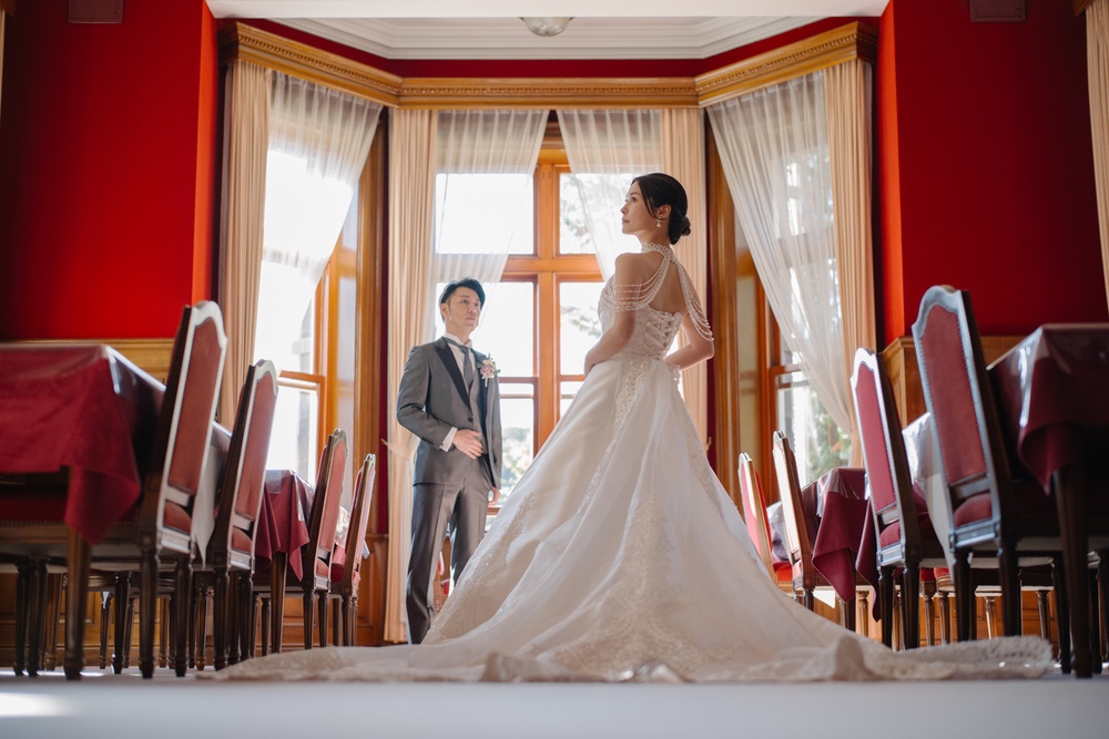 旧古河庭園新宿店結婚写真・前撮り・フォトウェディング専門店フォトメゾンエクラン ecrin