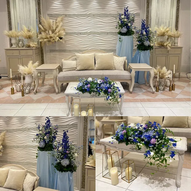 サムシングブルーで結婚式をハッピーに♪ 幸せになれる言い伝え「サムシングフォー」の演出アイデア マイナビウエディング プレミアムヴェニュ