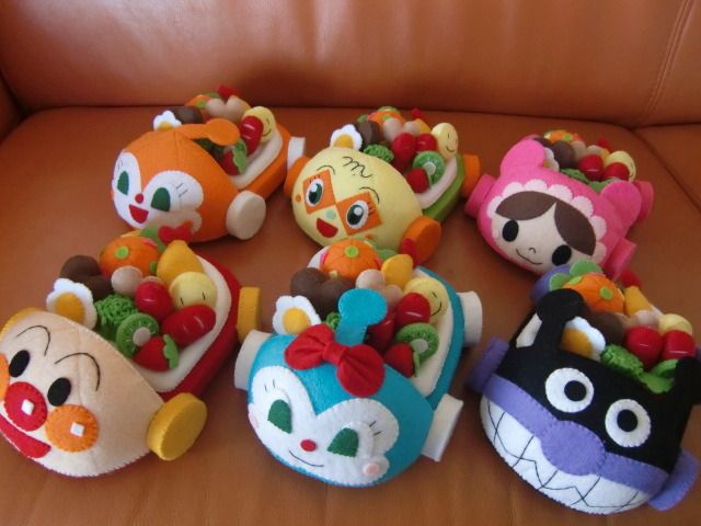 アンパンマンの手作りおもちゃ&グッズアンパンマン 本手作りフェルト