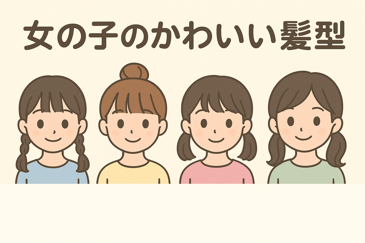 小学生の女の子の髪型 2024最新 おしゃれさんも納得のキュートなヘアスタイル114選「朝からヘアスタイルでもめている時間なんてない！」サンキュ