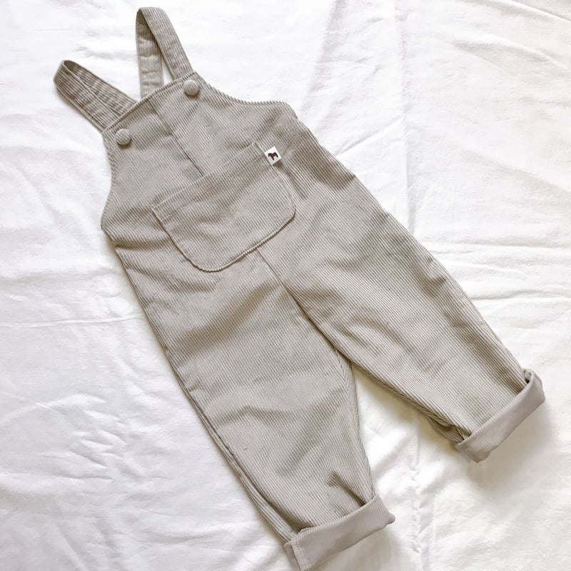 無料ダウンロード型紙ジョリーサロペット - 子供服型紙販売パターンショップMahoeAnela