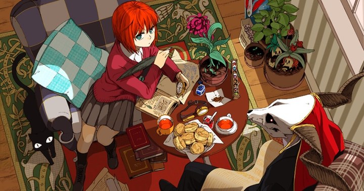 フィギュア専門店 -ソダチトイズ予約 Figurama 魔法使いの嫁 羽鳥チセ & エリアス・エインズワース 1 8 スタチュ